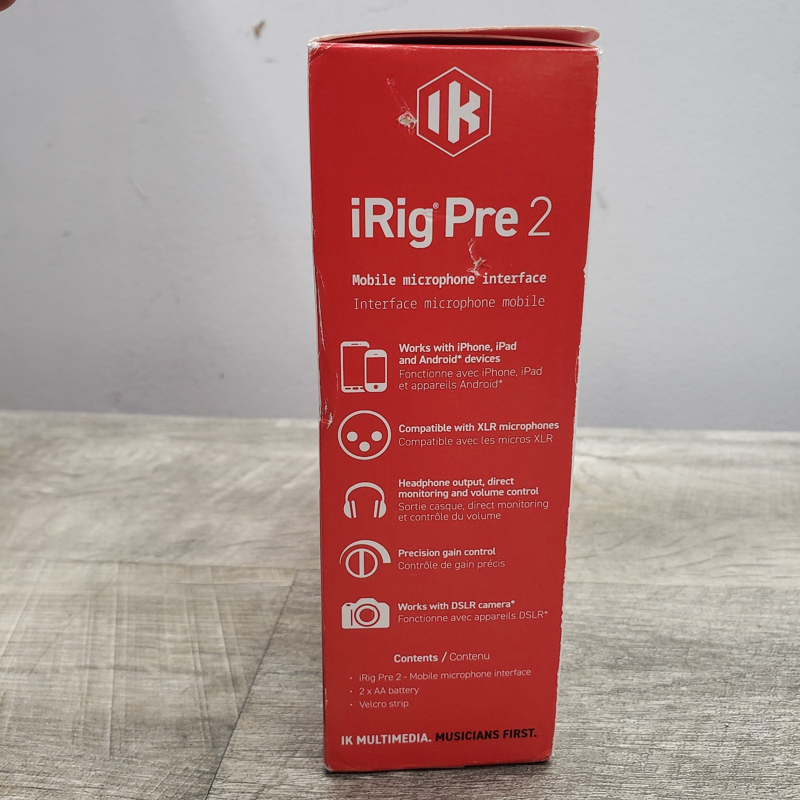 *NEW In Box* iRig Pre 2 Mobile Microphone Interface – iOS Android DSLR