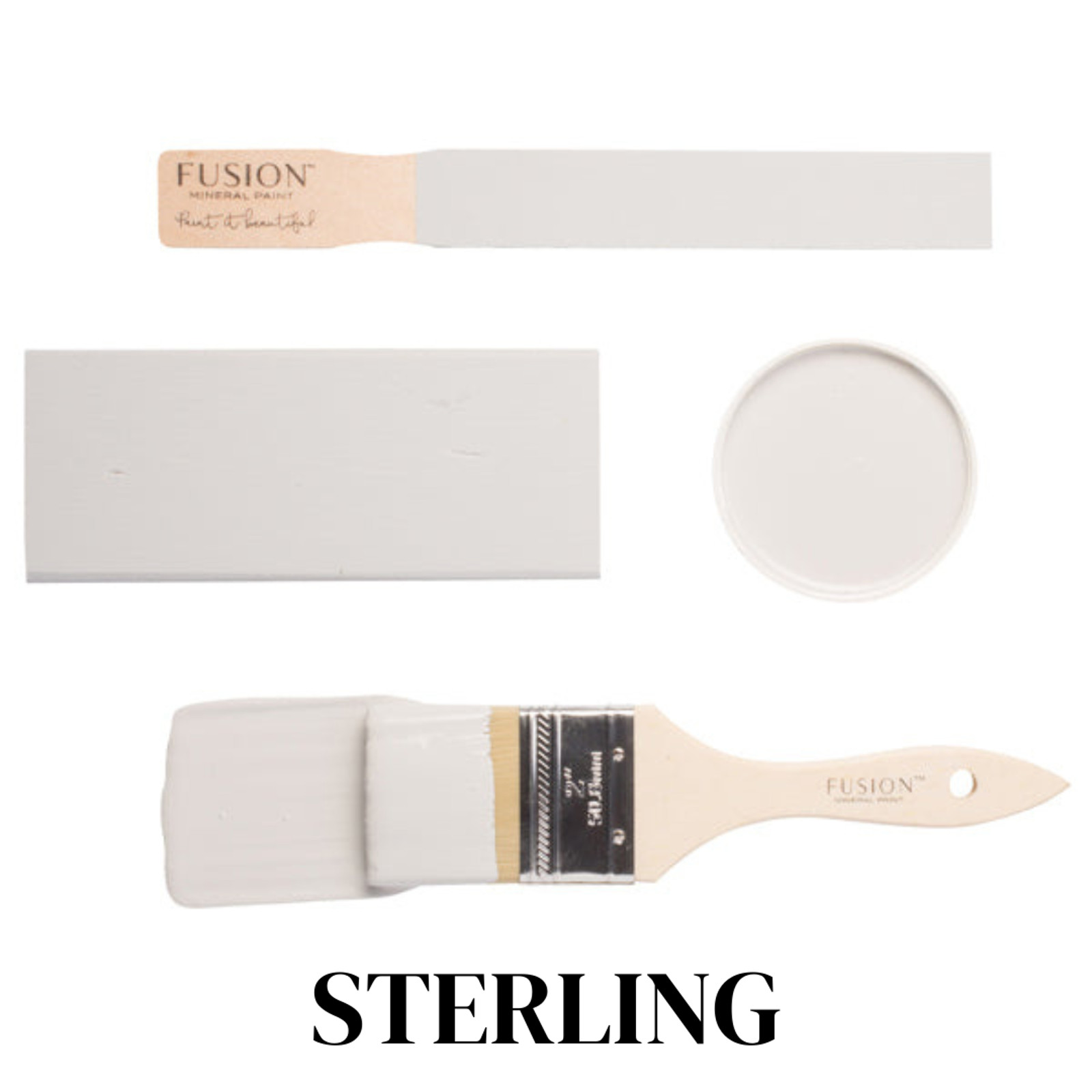 Sterling - Fusion Mineral Paint 500 ml Upcycling Furniture Project Paint