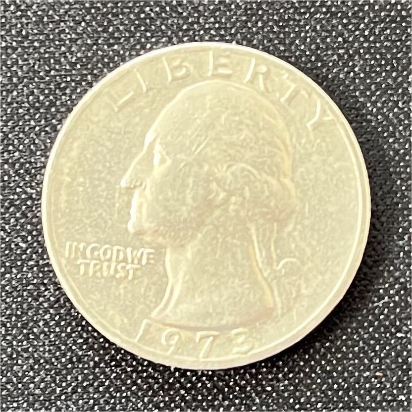 1973-P Washington Quarter 25C Business Strike Philadelphia Clad KM#164