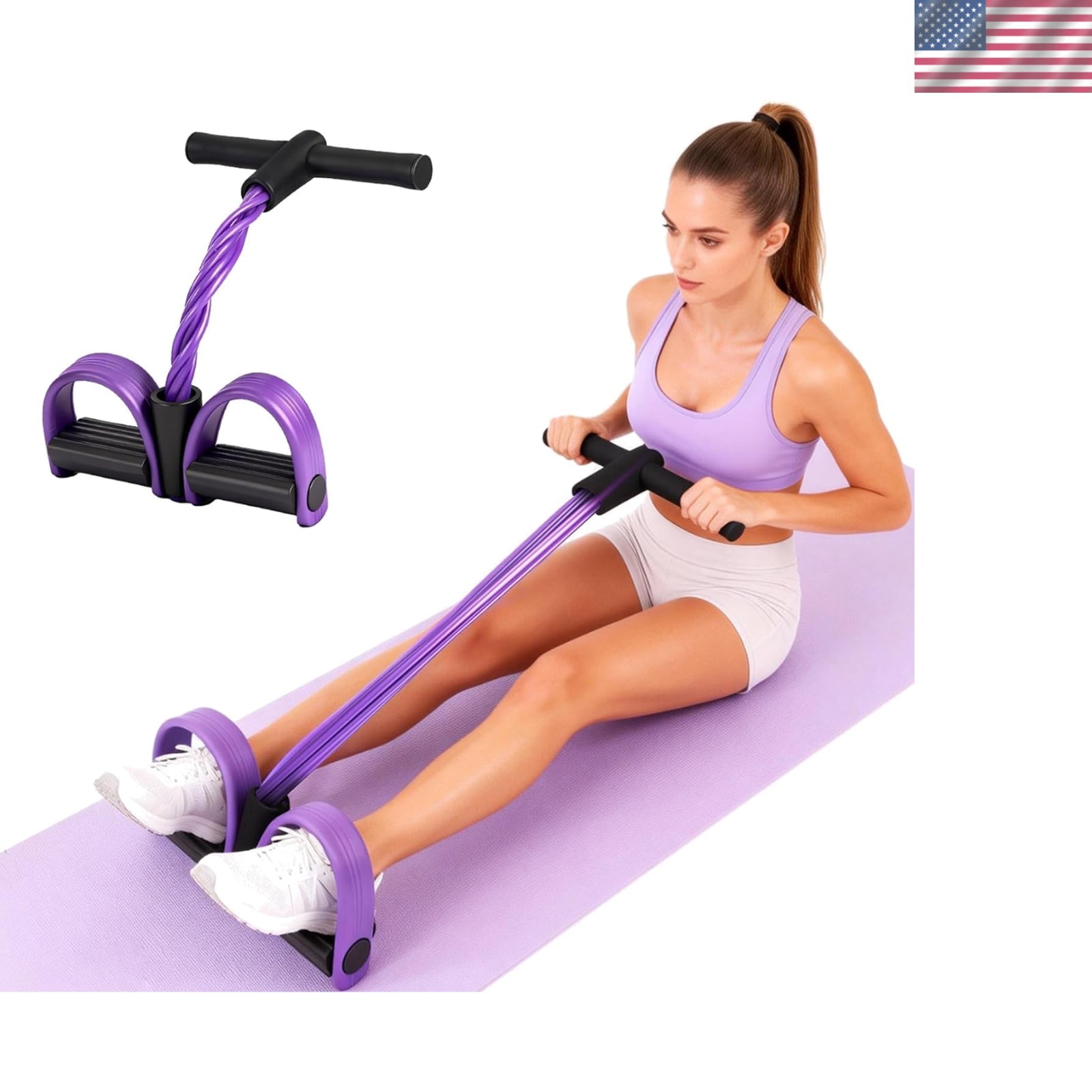 Foam Grip Tension Rope - Versatile Resistance Band for Stronger Arms and Legs