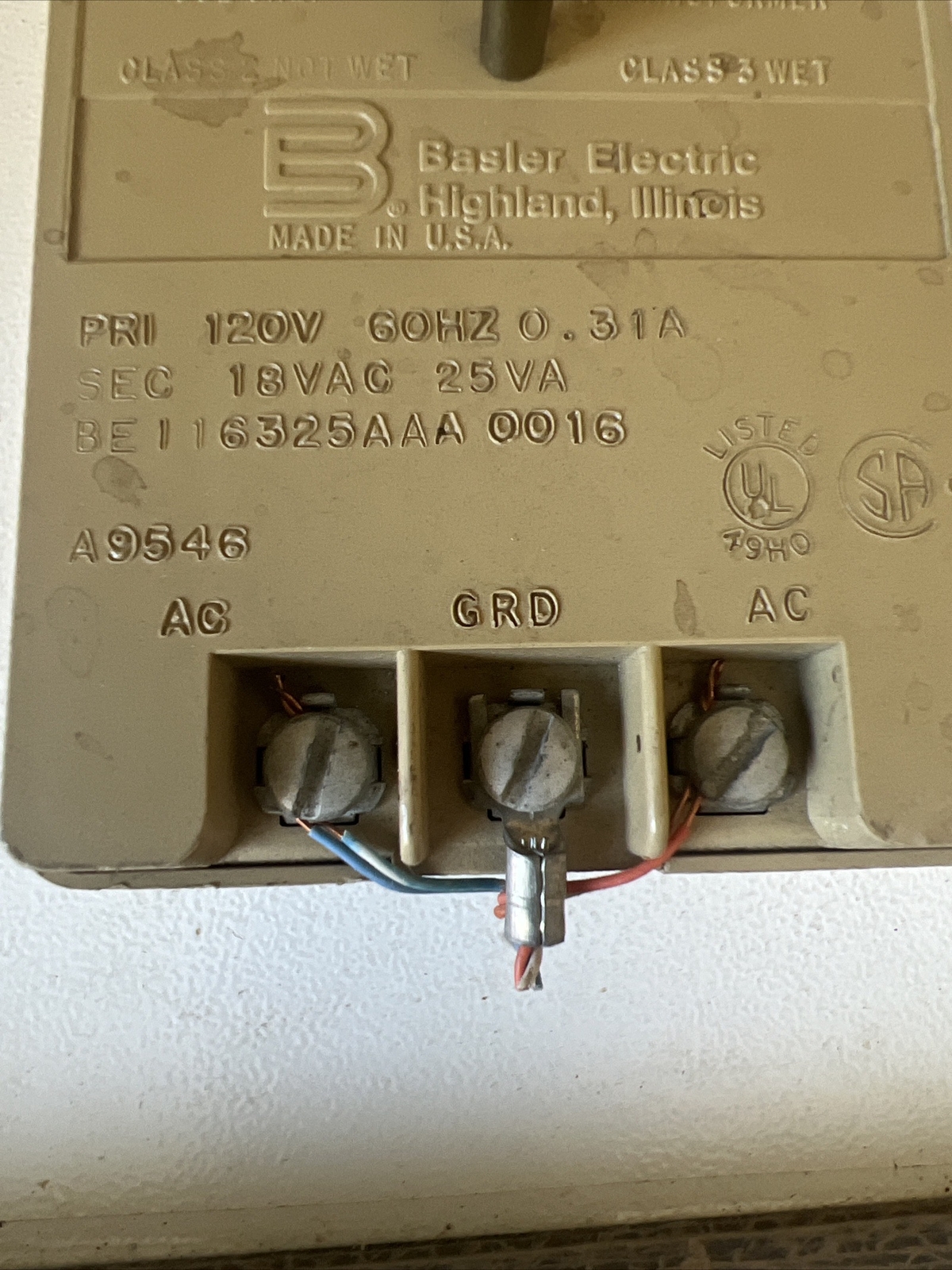 Basler Electric BE116325AAA