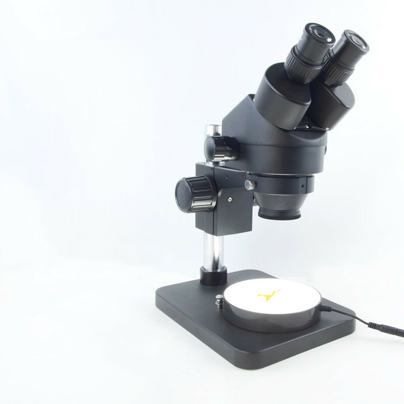 100V-240V Adjustable Brightness LED Ring Bottom Light Source f Stereo Microscope