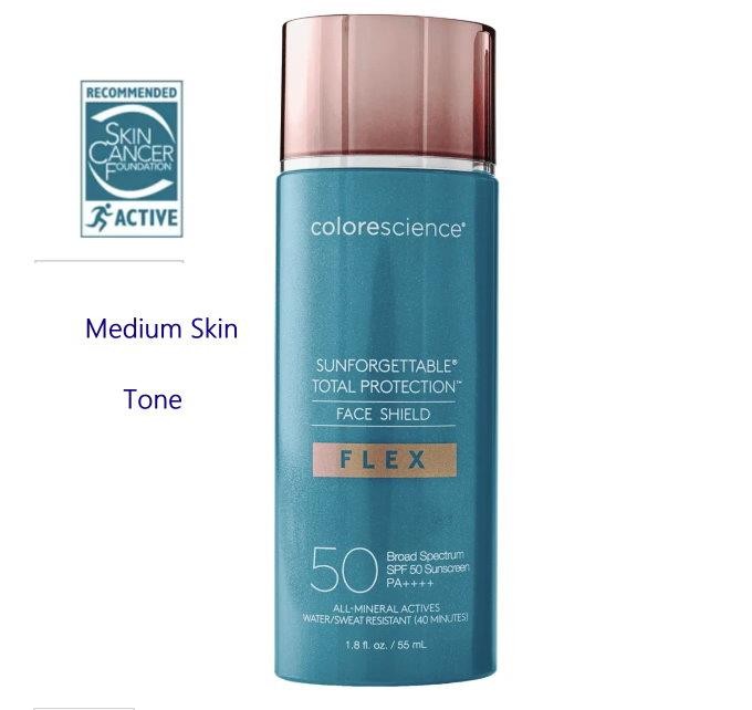 Colore Science Sunforgettable Sunscreen cream Face Shield Flex SPF 50 Medium 🤩