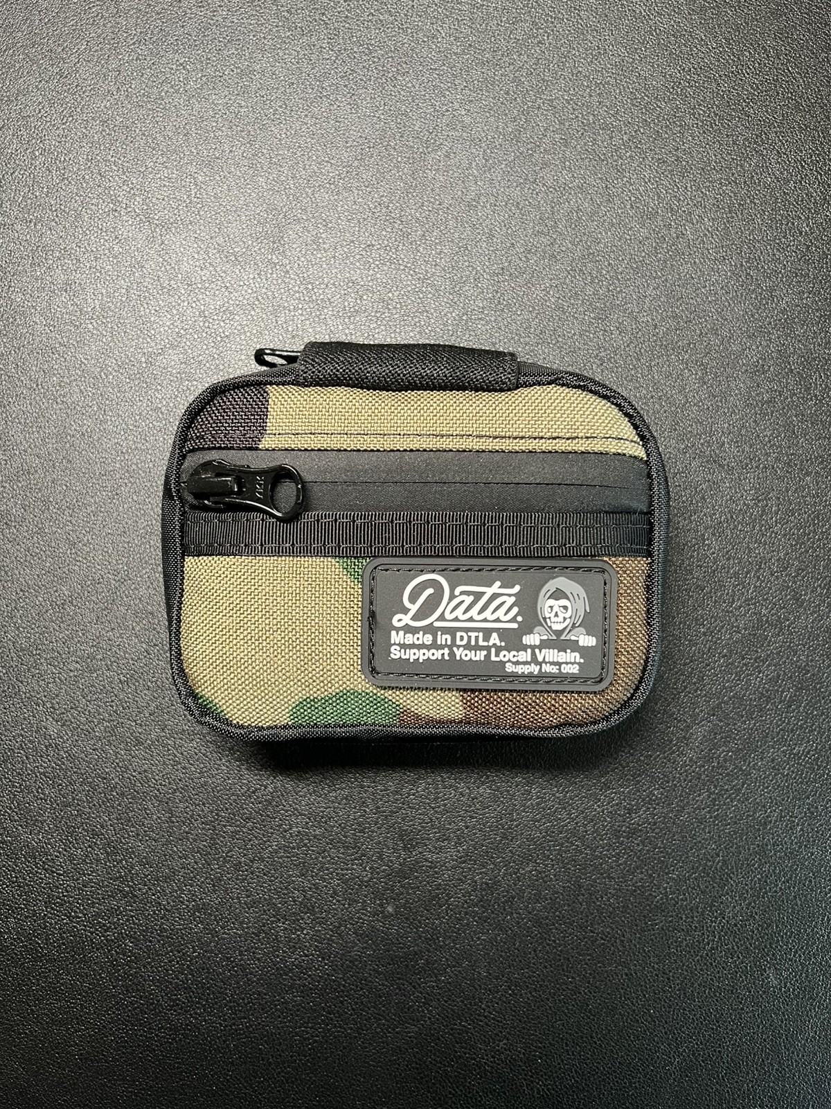 Data Crew What A Junior EDC Pouch Woodland Camo Cordura Supply 002 Jr