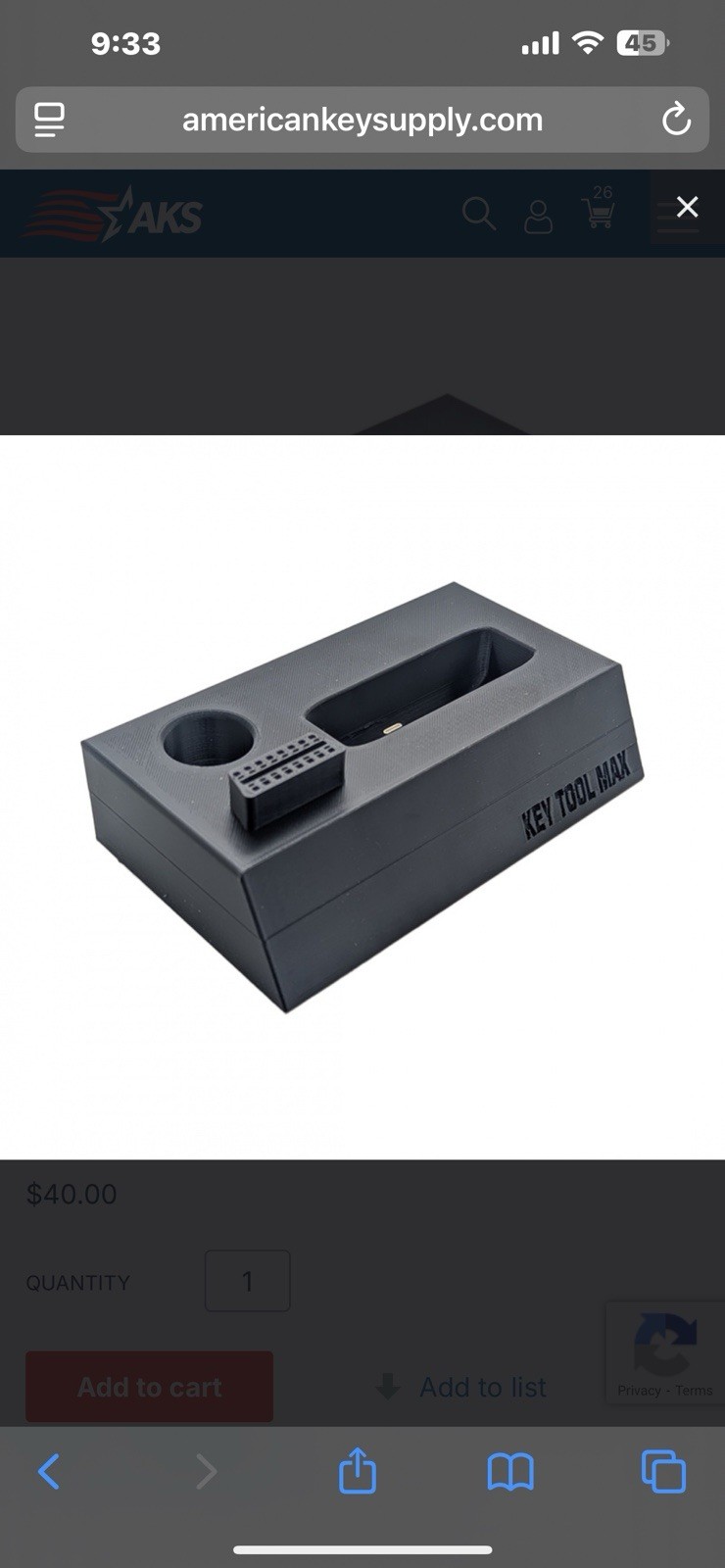 Key Tool Max Charging Dock (Programmer Not Included)