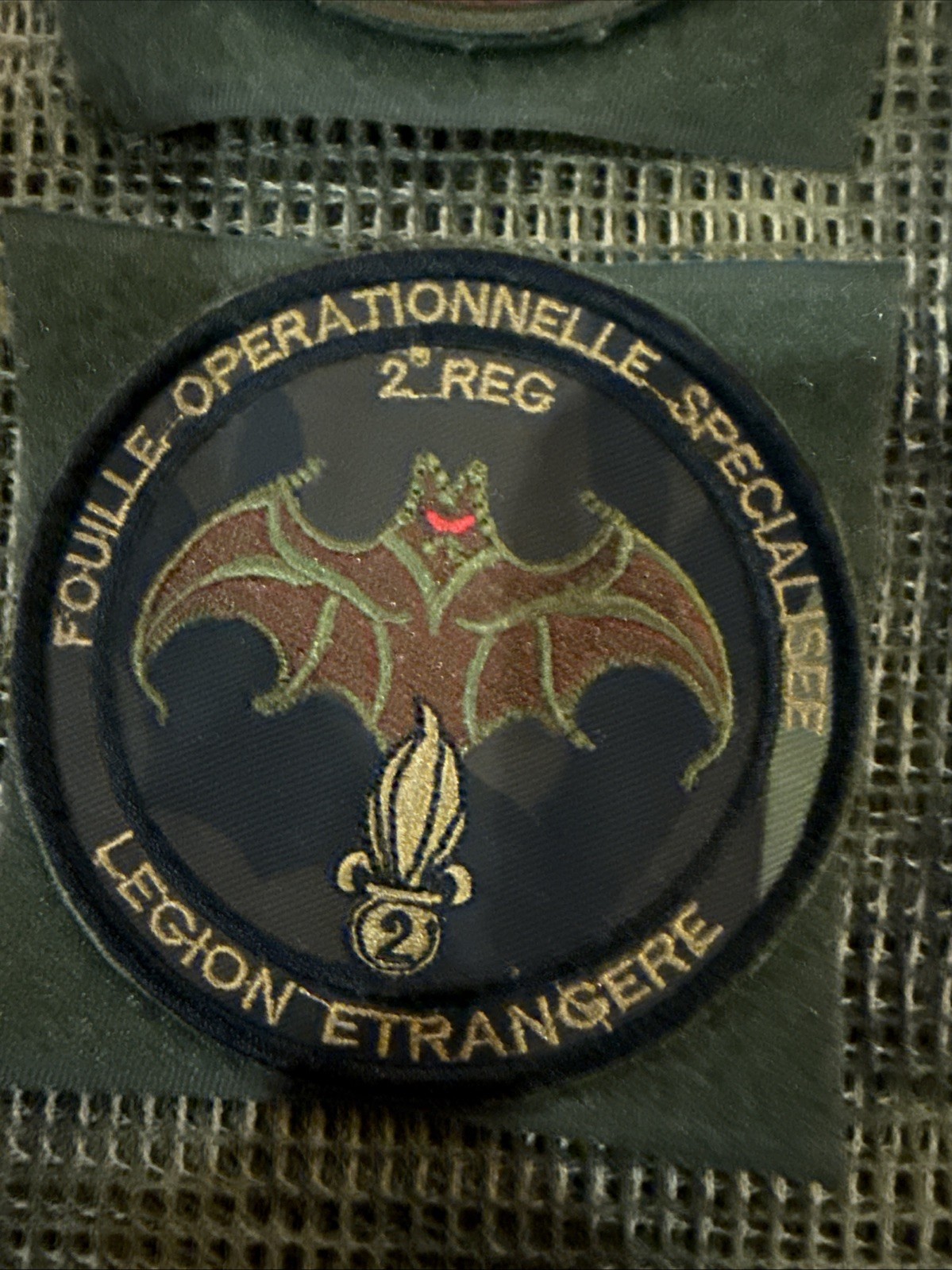 French Foreign Legion 2 Reg Patch Commando Group Of 4 Variants