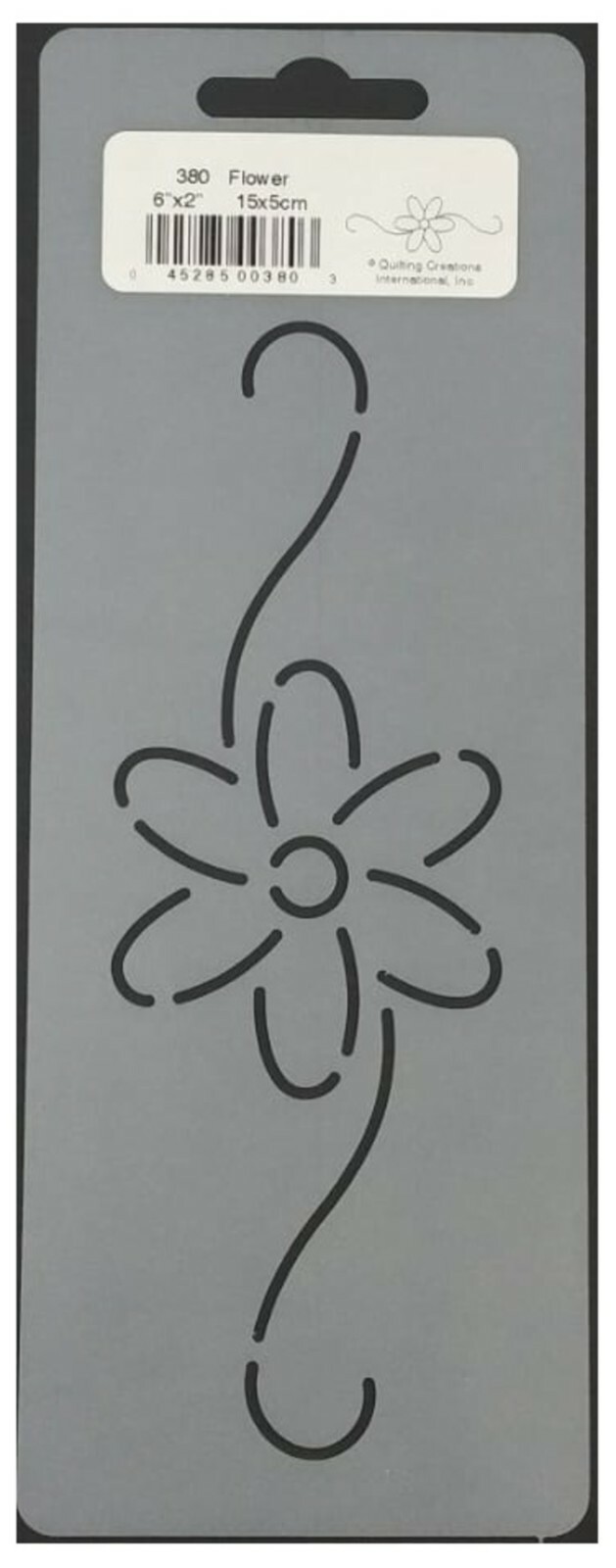 Quilting Templates Floral Border Flower Leaf Block Quilt Patterns 6x2" Design