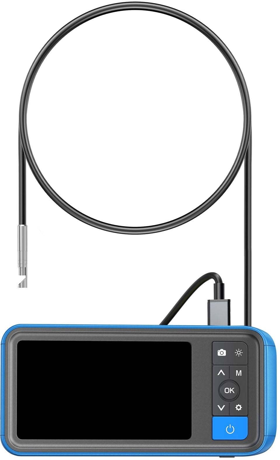 Teslong 45in Flexible Borescope w/HD Screen, Black / Blue / Mettalic : TSNTG450