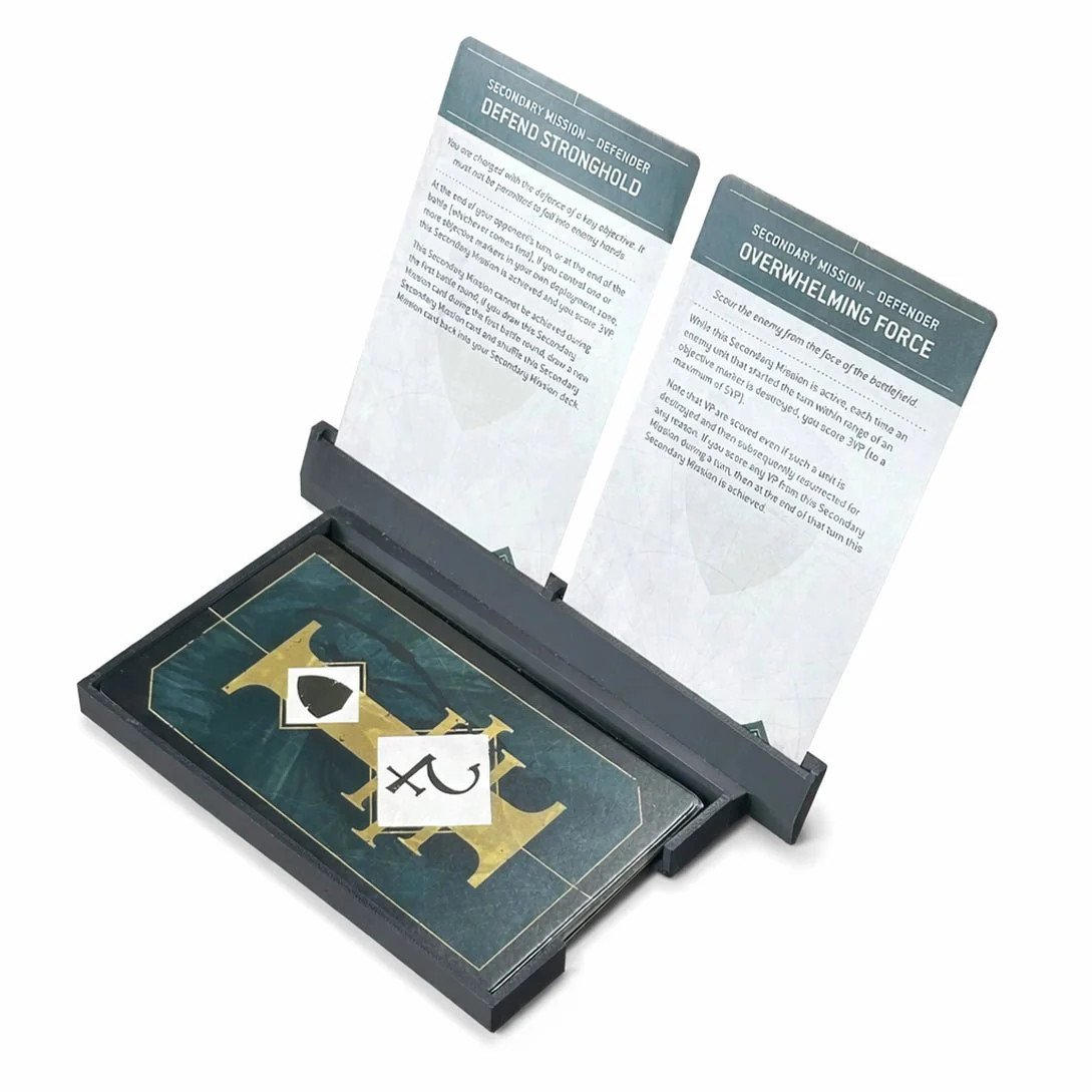 Mission Deck Card Stand & Holder by Fat Dwarf