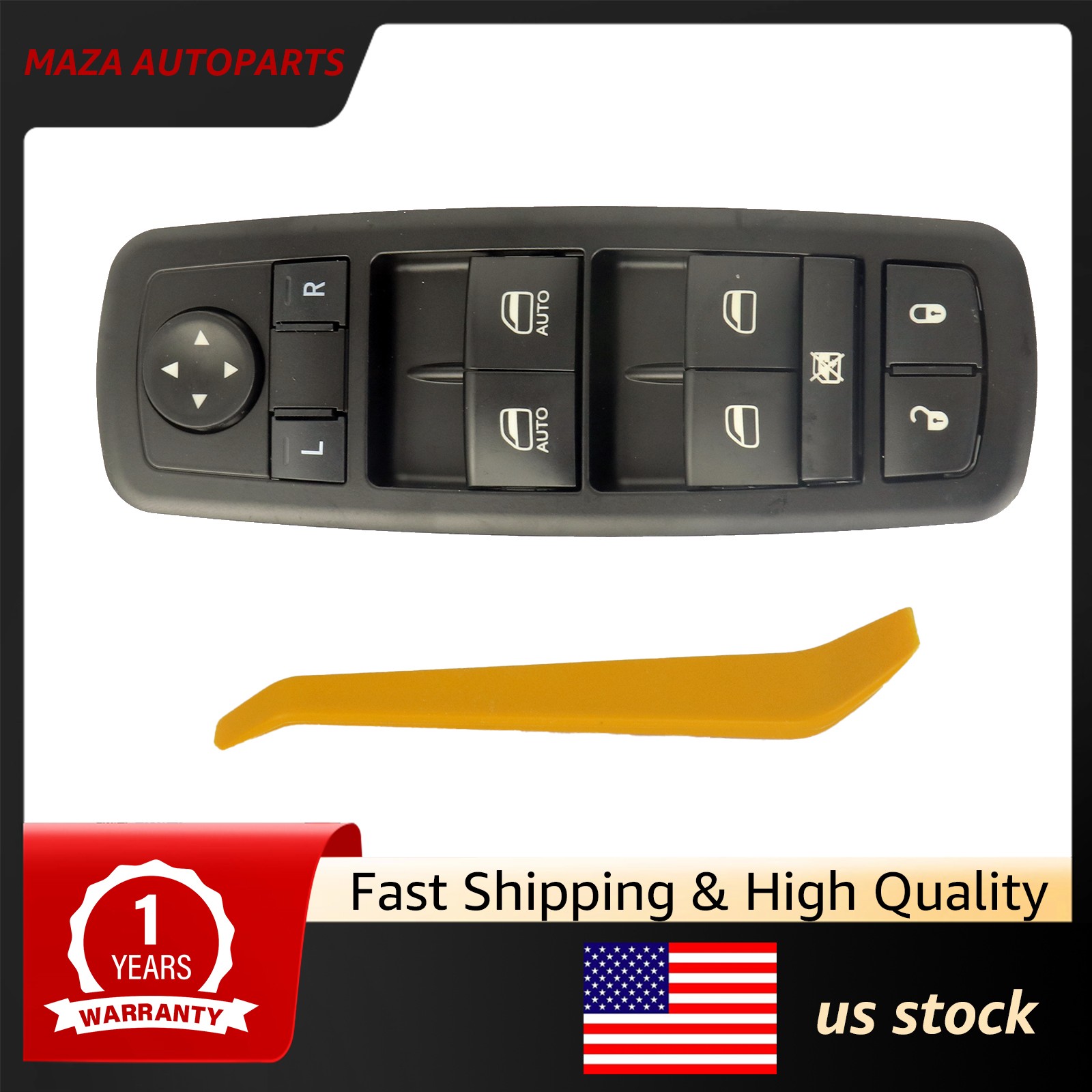 Master Power Window Control Switch for Chrysler 200 300 Dodge Charger Ram