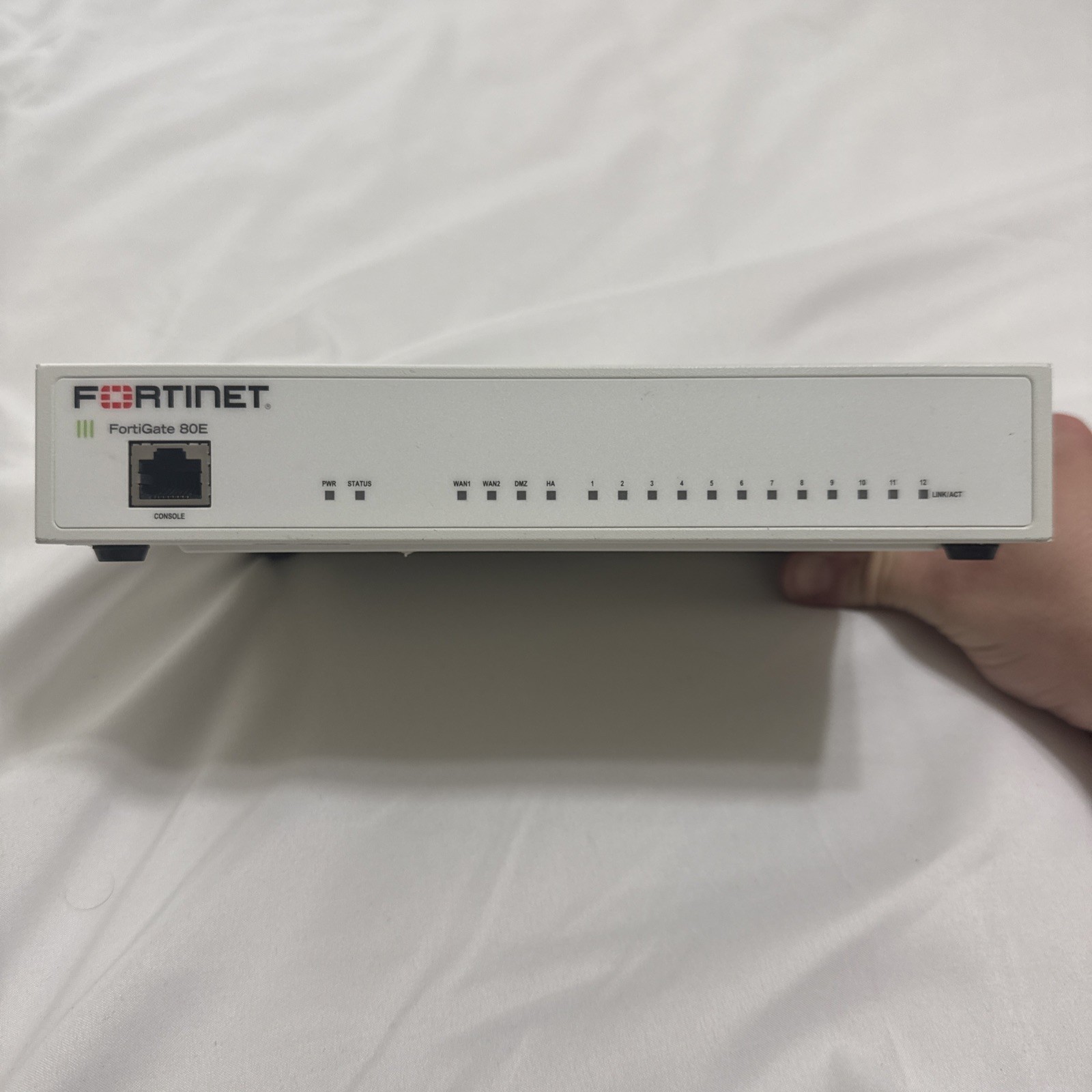 Fortinet Fortigate FG-80E Firewall Network Security Appliance With AC Adpater