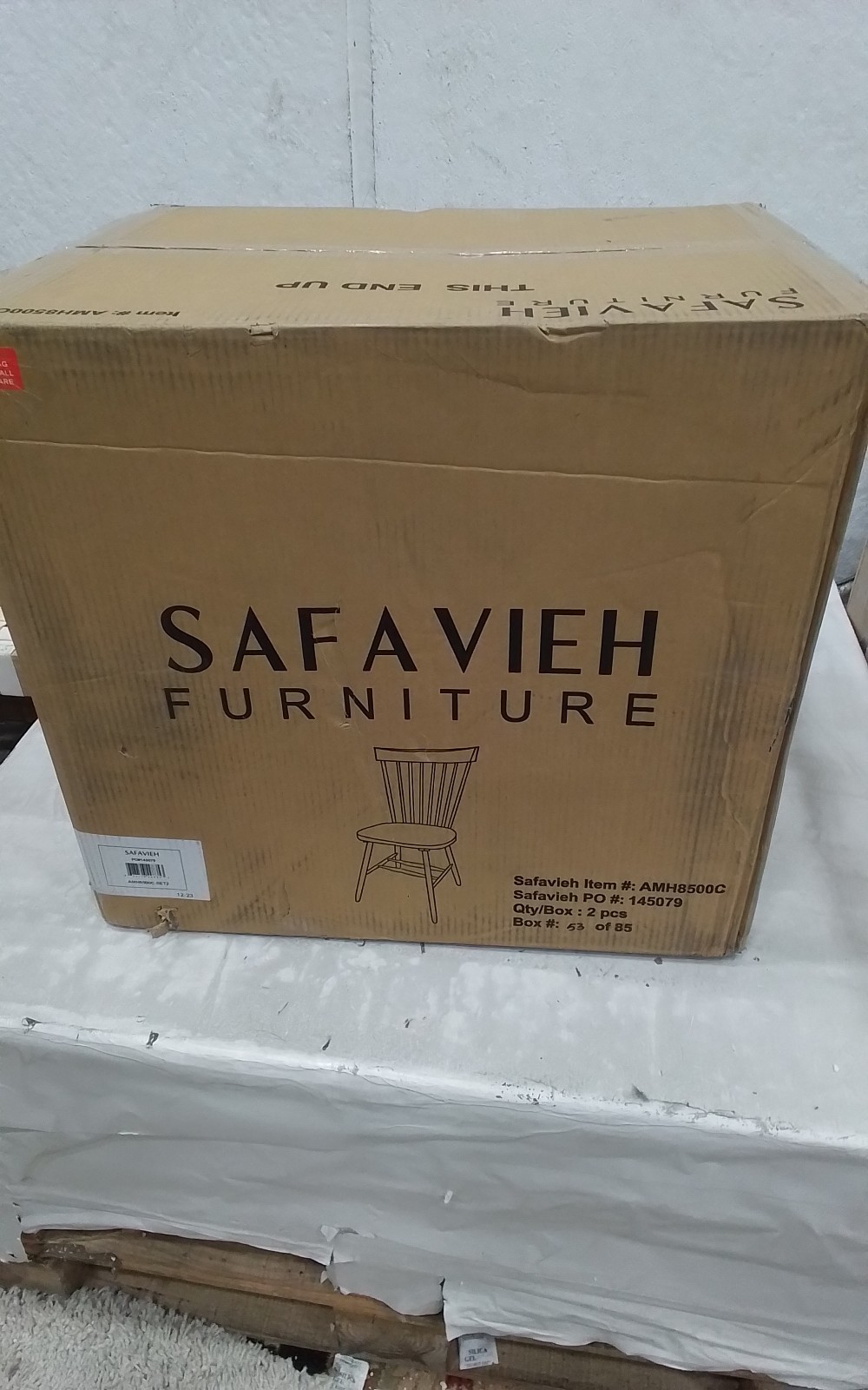 Safavieh PARKER SPINDEL SIDE CHAIR, Reduced Price 2172767062 AMH8500C