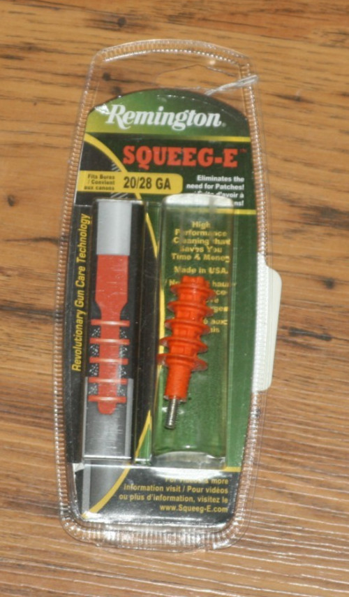 Remington Squeeg-E Bore Cleaning Swab - 20/28 Gauge - New - Made in USA