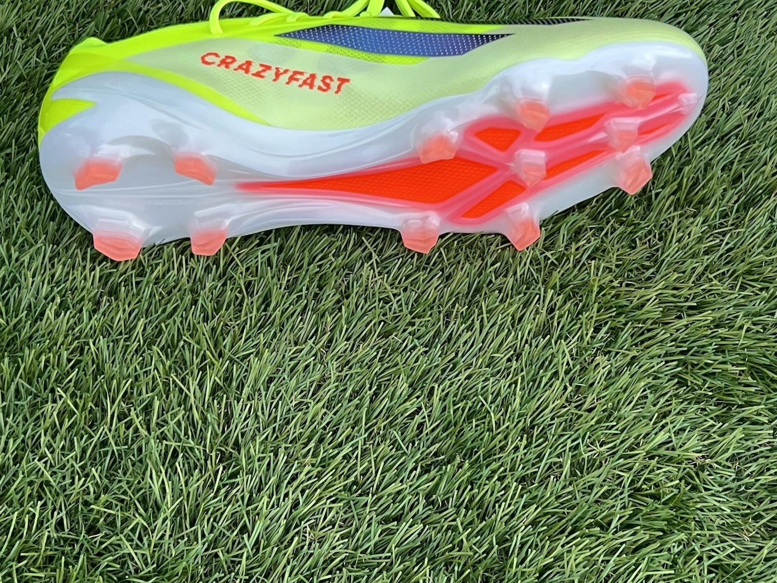 IE2376 Men’s 7 adidas X Crazyfast Elite FG Soccer Cleats - 'Solar Energy Pack'