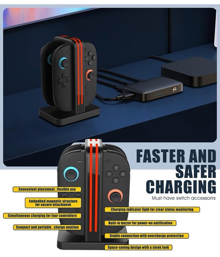 Nintendo Switch 2 Accessories Bundle 7 in 1 Essential Pack NIB