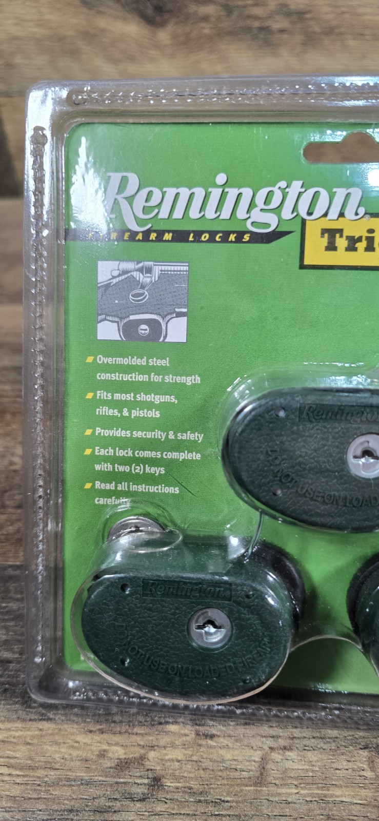 Remington Trigger Block Lock, 3 Pack Firearm Locks New / Sealed 19439