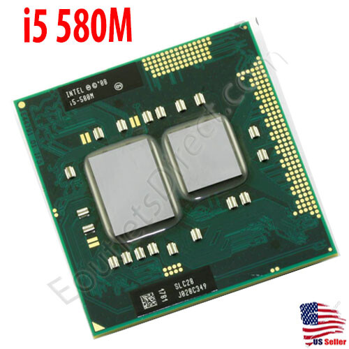 Intel i5-580M 2.66 GHz 3M Dual Core Processor Laptop Mobile CPU Socket G1 SLC28
