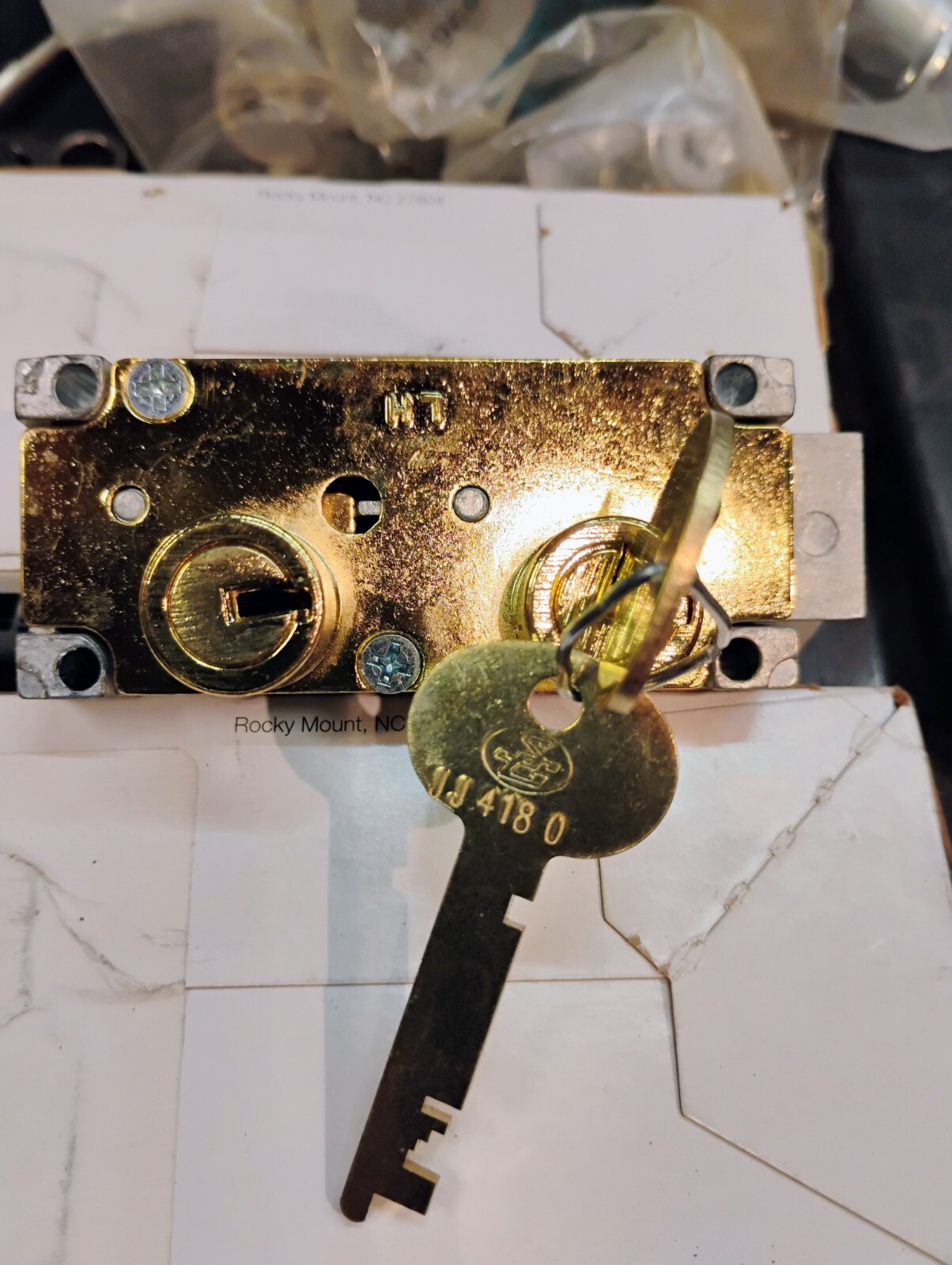 S&G4420 LH safe deposit vault lock