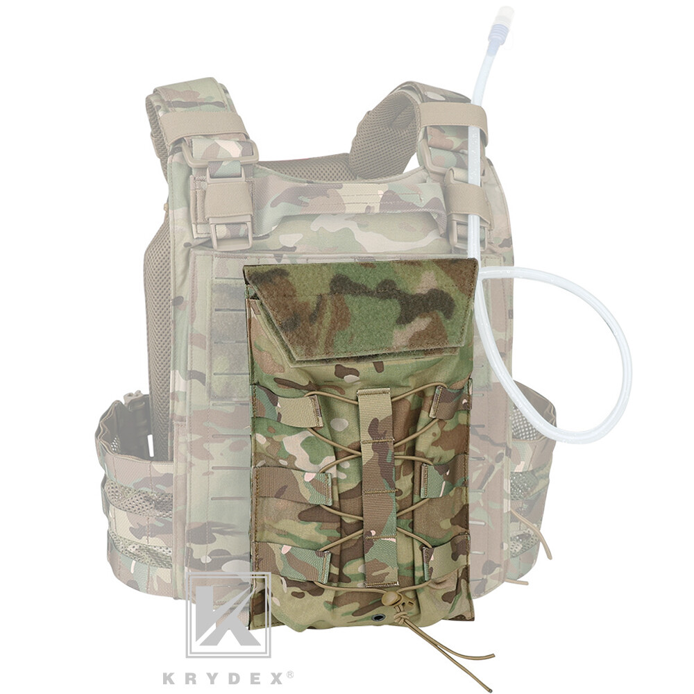 KRYDEX Hydration Carrier Modular Pack Outdoor MOLLE BACK Panel for Tactical Vest