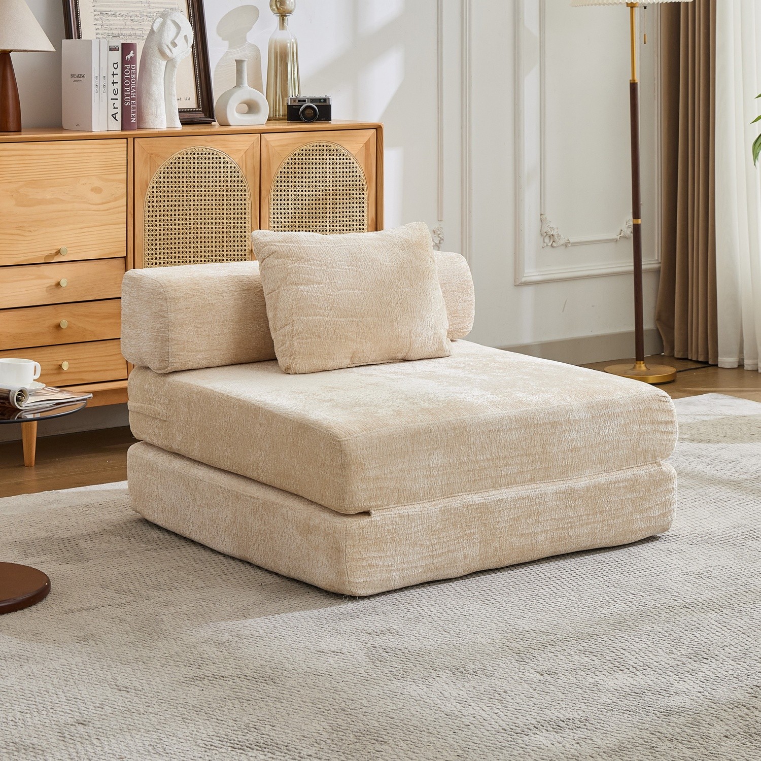 Compression Sofa Convertible Sleeper Sofa Bed Floor Single Sofa Folding Sofa Bed