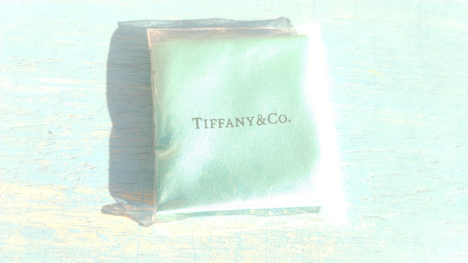 Tiffany & CO  Authentic Sunglasses Eyeglasses Cleaner Cloth Blue
