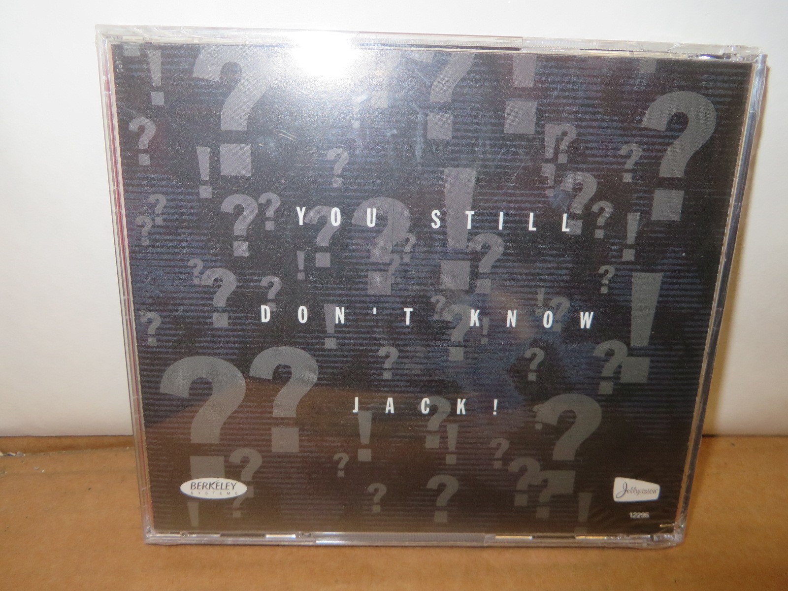 CD ROM VINTAGE 1990's SOFTWARE-SEALED " YOU DONT KNOW JACK " question pack