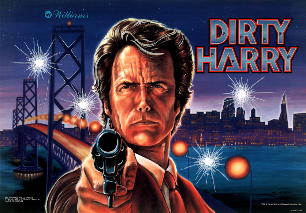 DIRTY HARRY - NON GHOSTING Lighting Kit custom SUPER BRIGHT PINBALL LED KIT