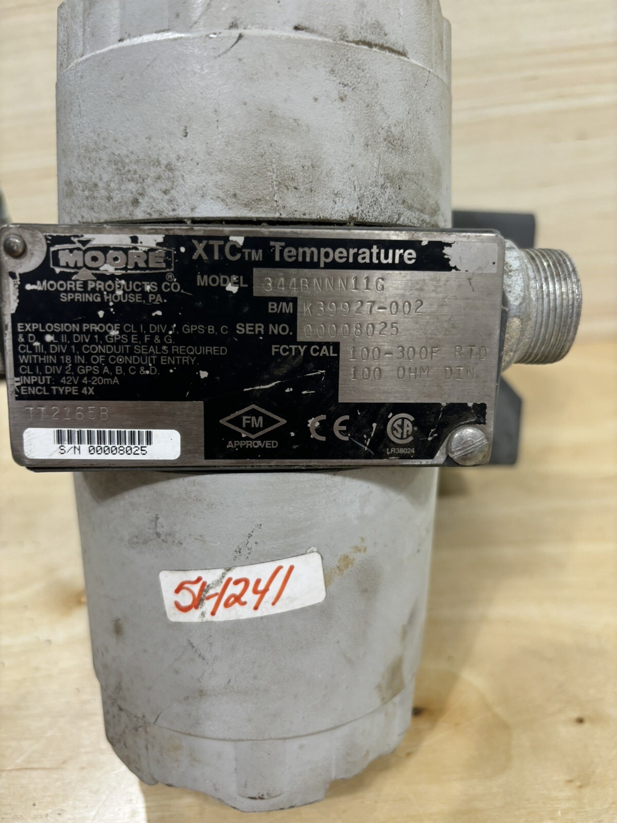 Moore XTCtm Temperature 344BNNN11G