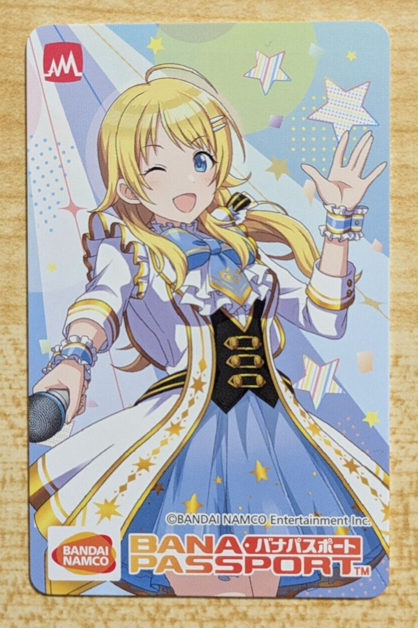 SHIPS FROM USA NEW Bandai Namco BANAPASSPORT Card The Idolmaster Amusement IC