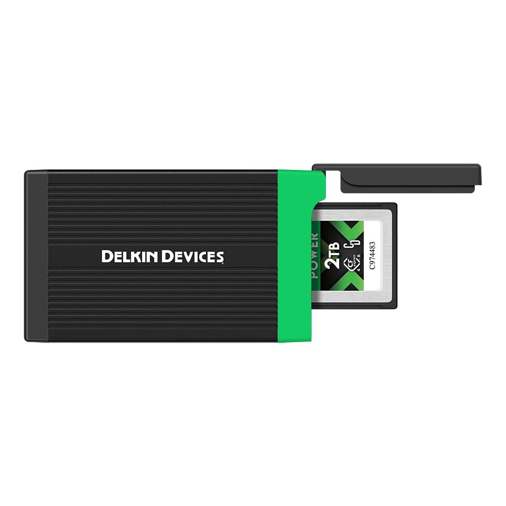 Delkin Devices USB 3.2 CFexpress Type B Card Reader – High-Speed 10Gbps