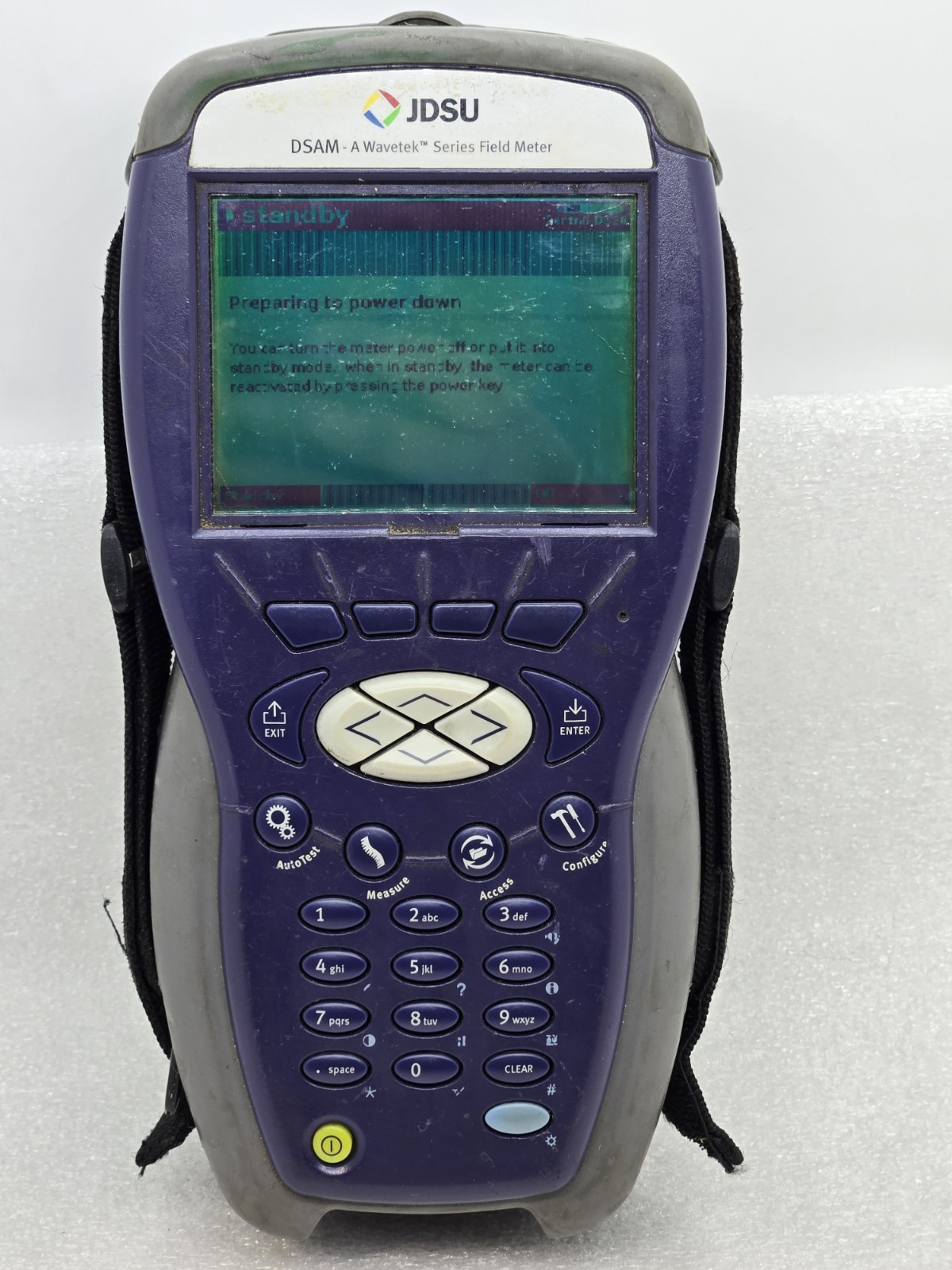 JDSU DSAM-6000 XT Cable Tester w/ Battery  FOR PARTS FAST FREE SHIPPING b