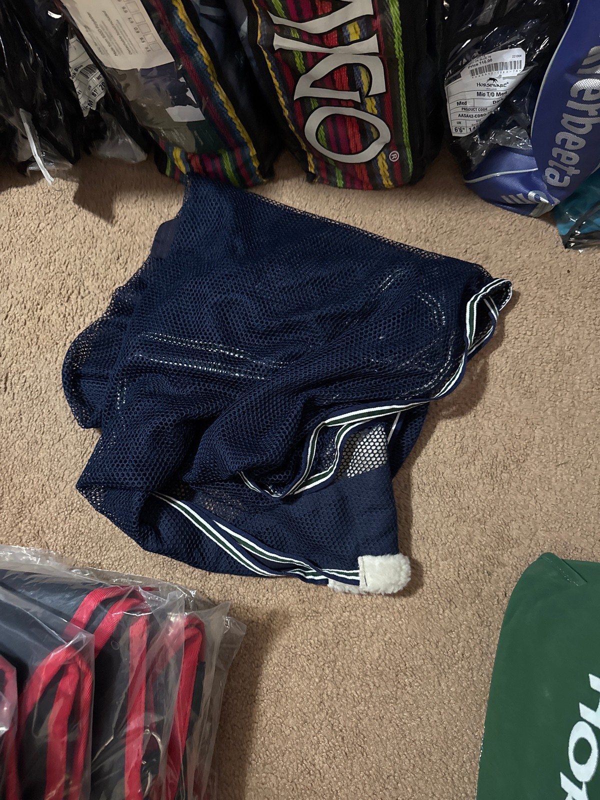 Weatherbeeta Anti-Sweat Sheet Navy 72