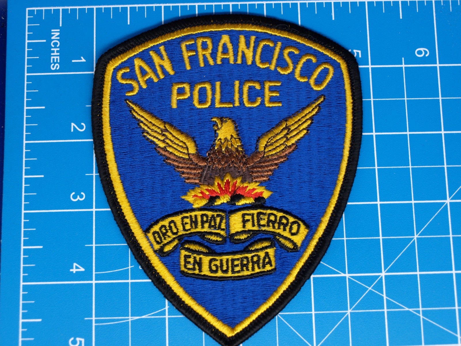 San Francisco California Police patch