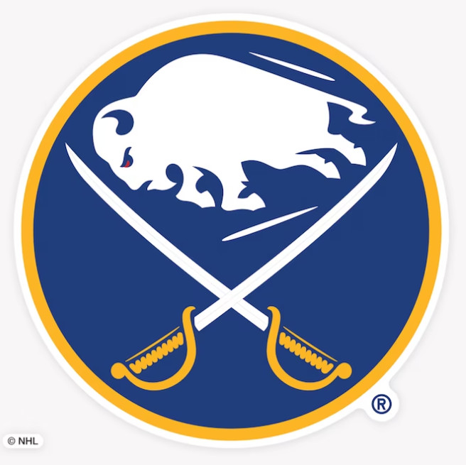 Wincraft Buffalo Sabres Perfect Cut Color Decal - 8 Inch x 8 Inch