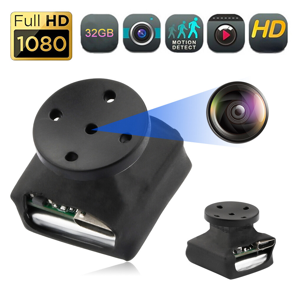 1080P Small Button Camera Built-in Battery Micro Mini DIY Body Video Recorder