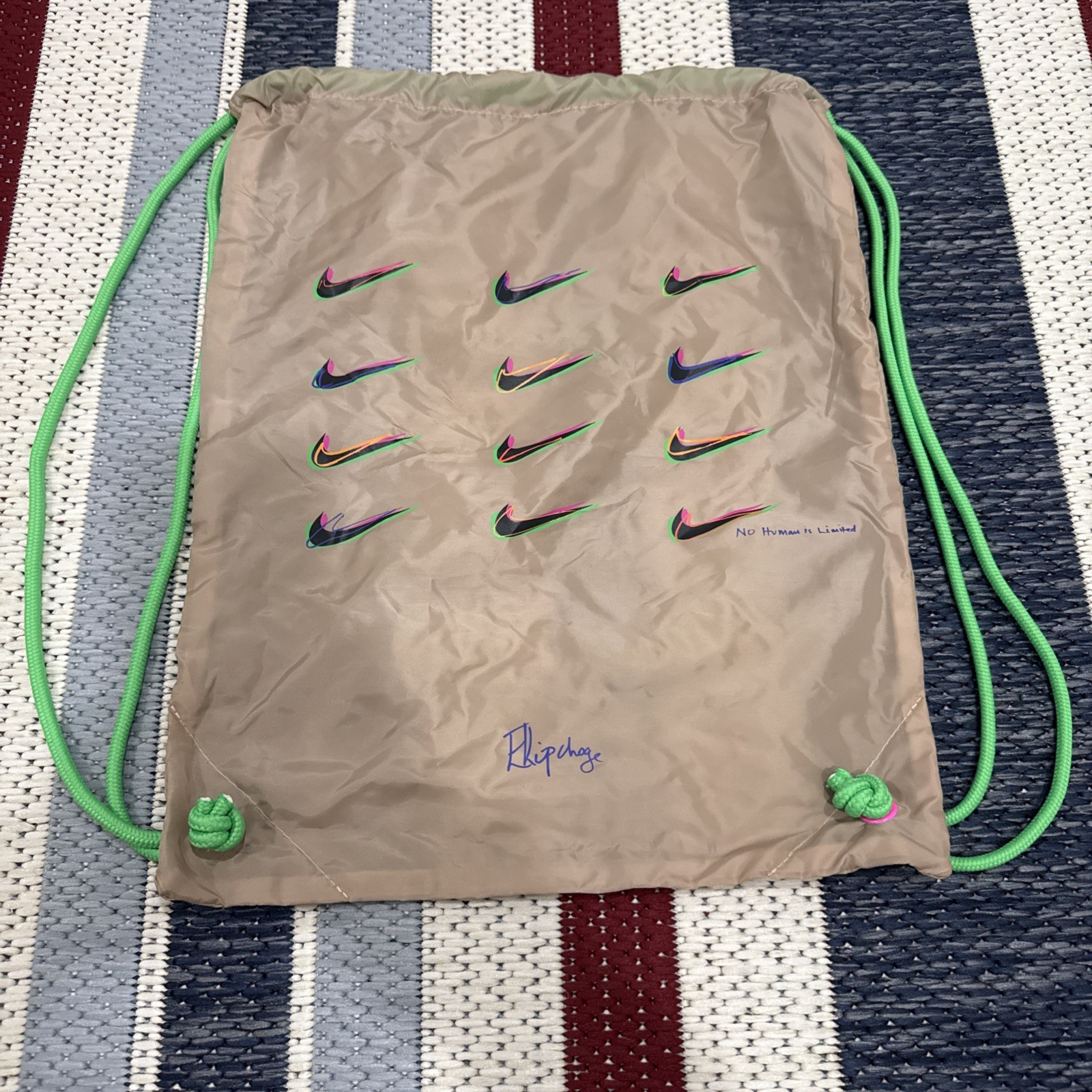 Nike Alphafly 3 Racing NYC Marathon Drawstring Travel Eliud Kipchoge New York