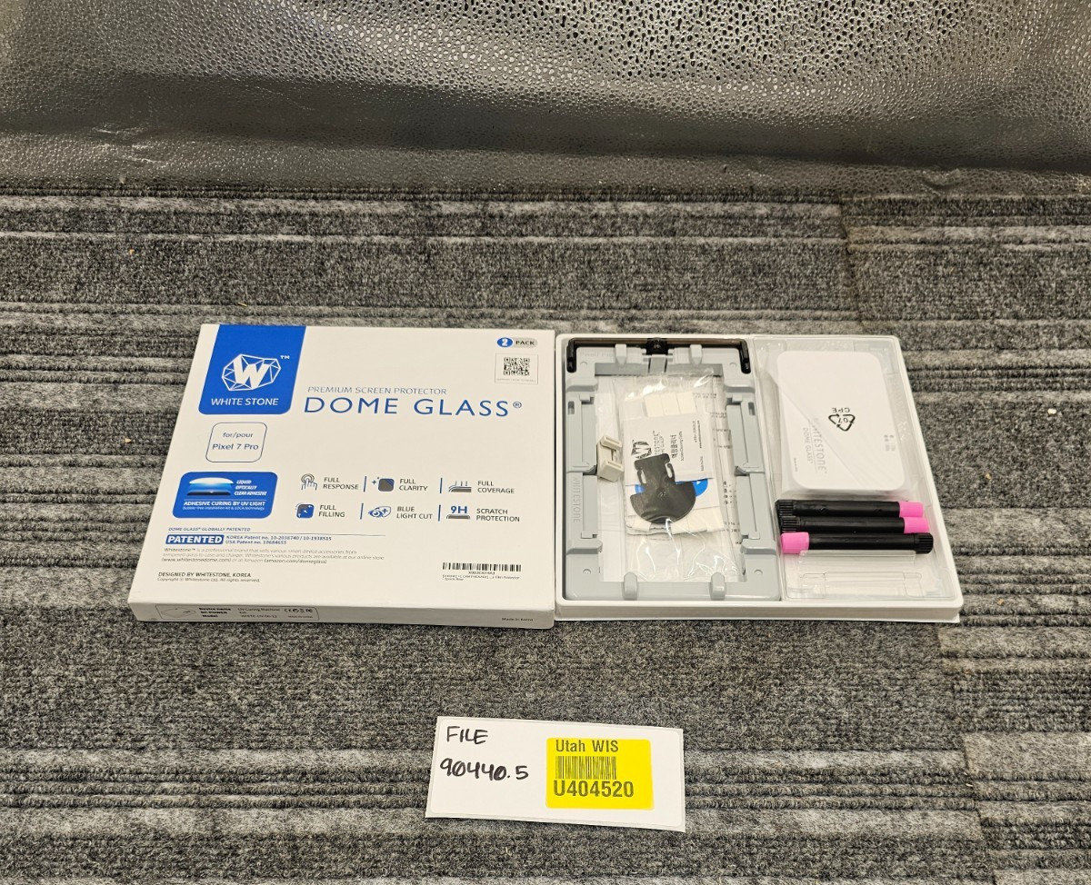 (QTY 2) Whitestone Dome Glass Screen Protector for Google Pixel 7 Pro, Clear