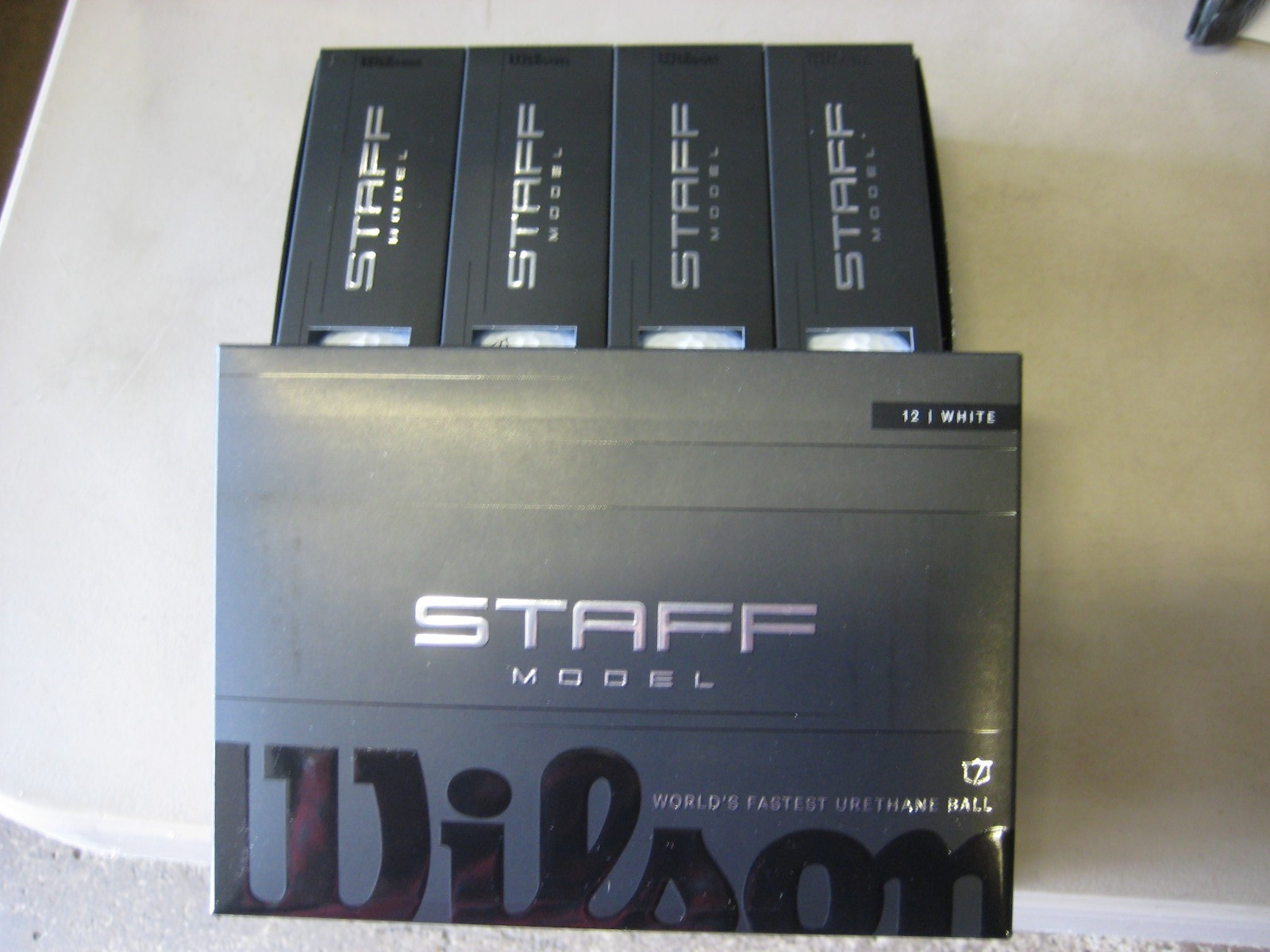 1 dz BRAND NEW 2026 Wilson Staff Model golf balls 4 piece white Urethane