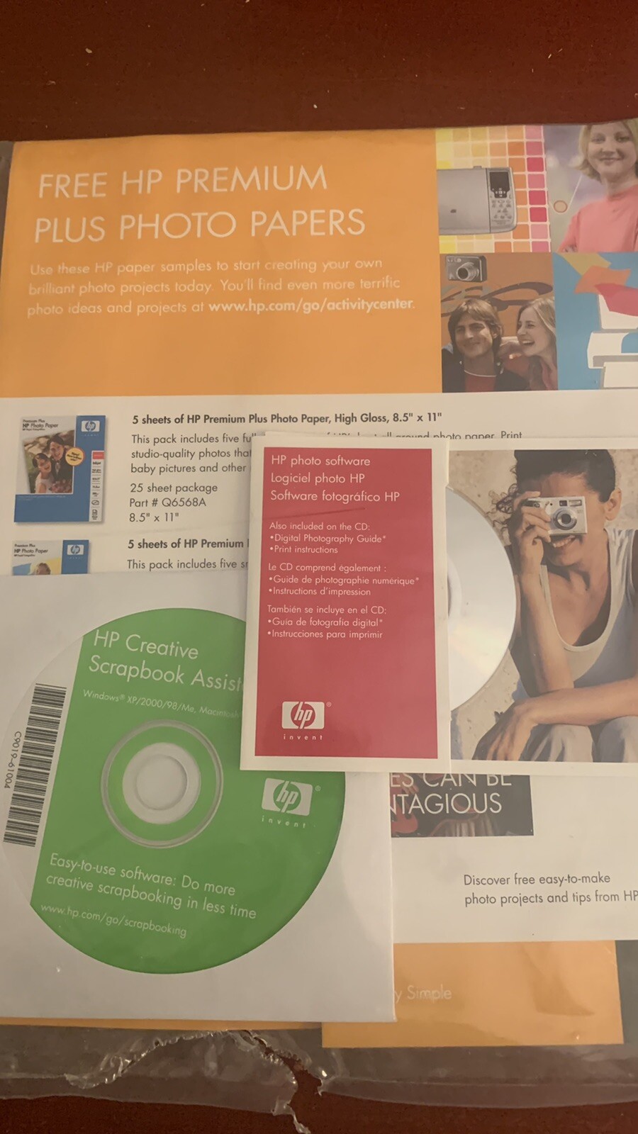 #277 HP Creative Scrapbook Assist CD Software Windows XP 2000/98