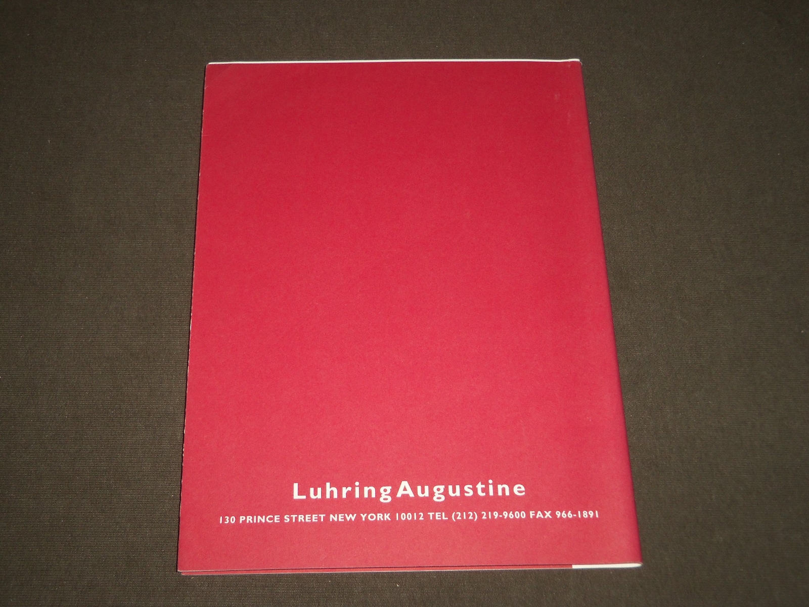1994 RETURN OF THE HERO - LUHRING AUGUSTINE SOFTCOVER CATALOG - KD 5002