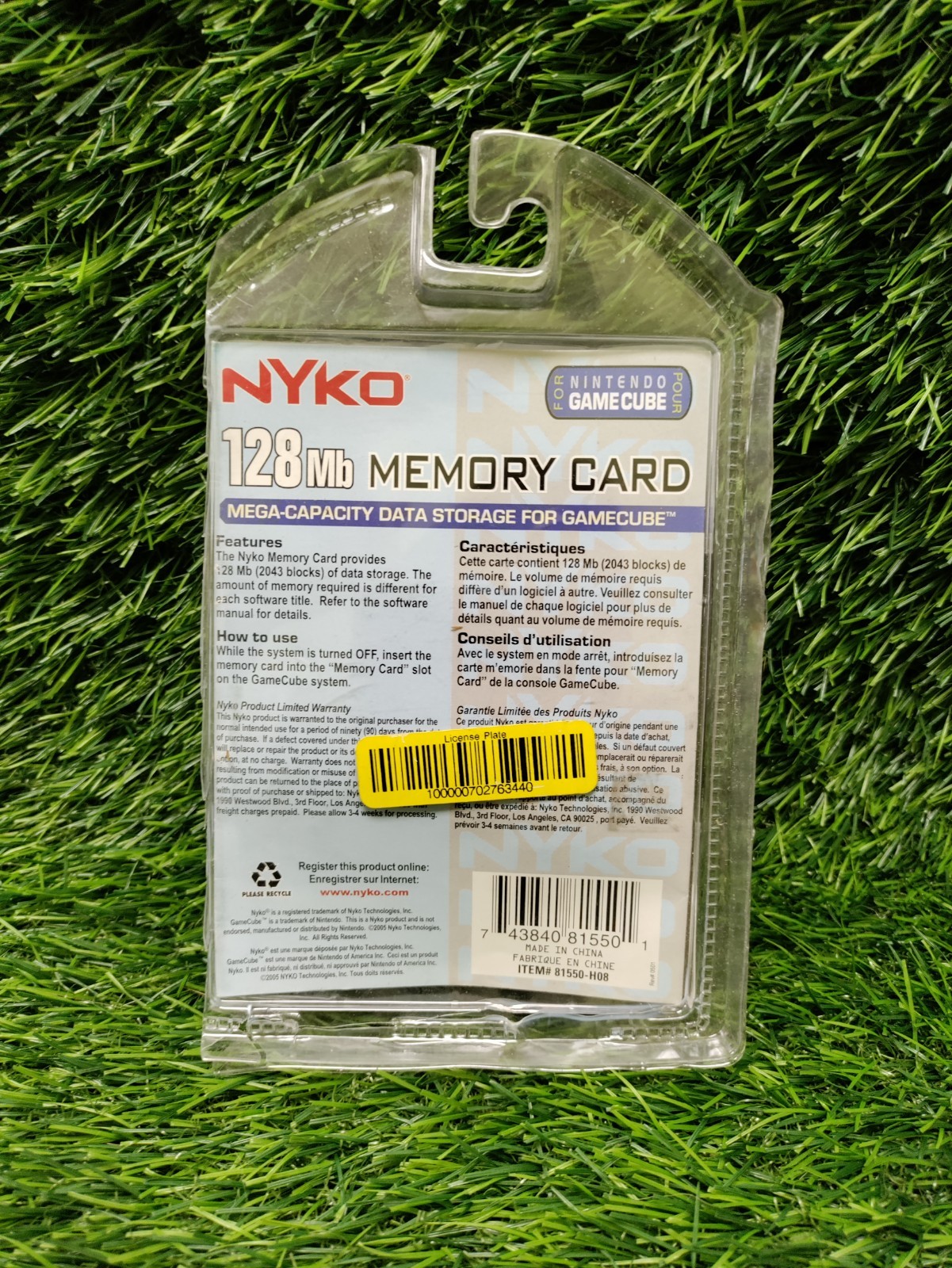 Nyko Nintendo GameCube memory card 128mb 2043 Blocks