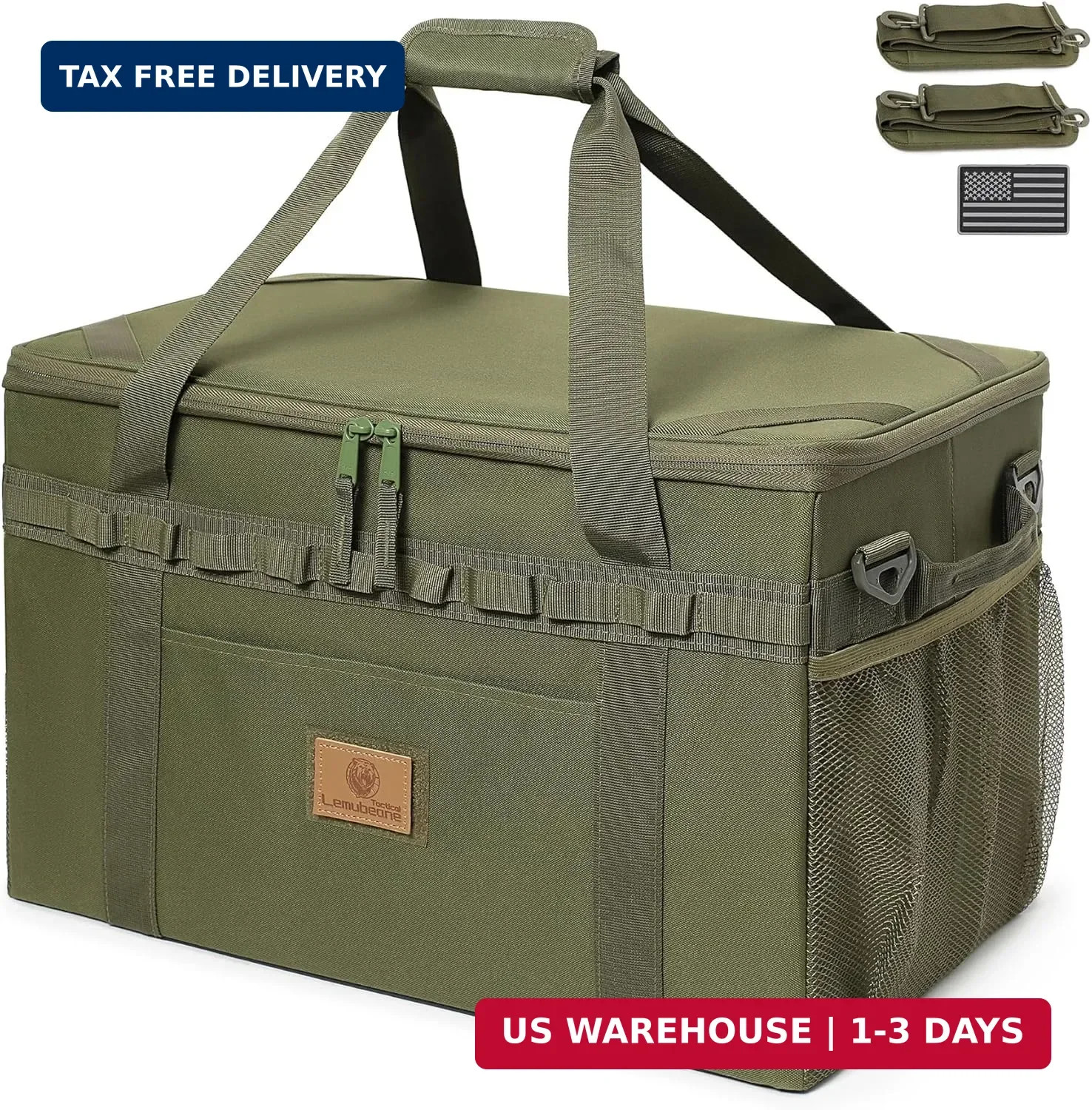 Tactical Camping Storage Bag Utility Tote Bag Camping Kitchen Organizer with Axe