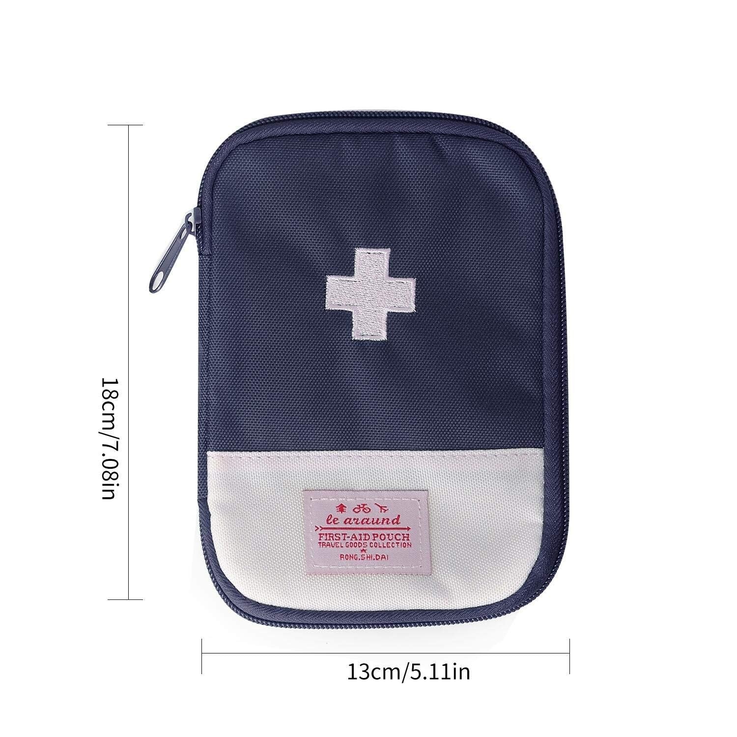 2 Packs Mini First Aid Bags for Outdoor Camping & Travel - 7x5 Inch
