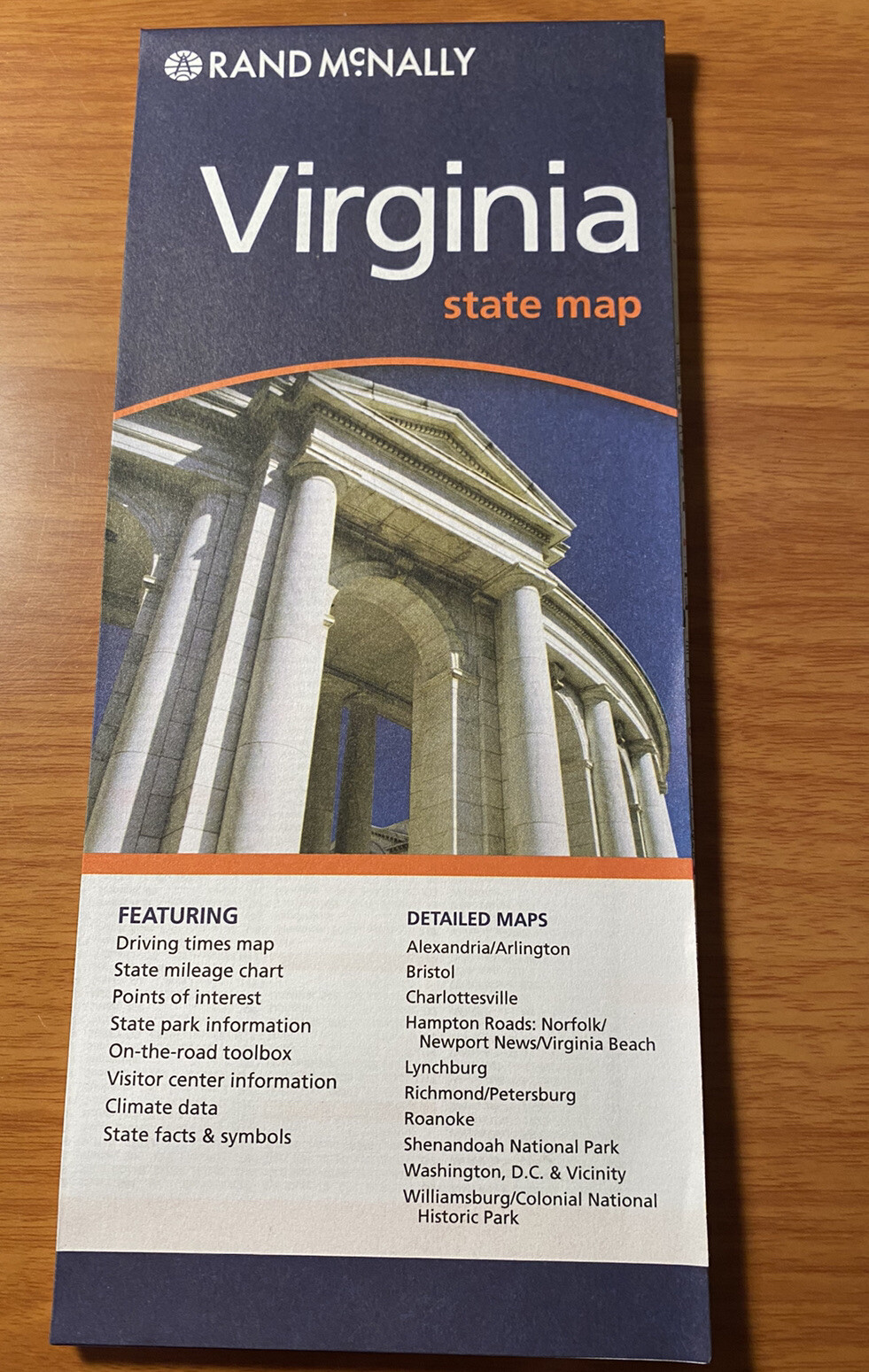 Virginia State Map, by Rand McNally NEW MAP NEW