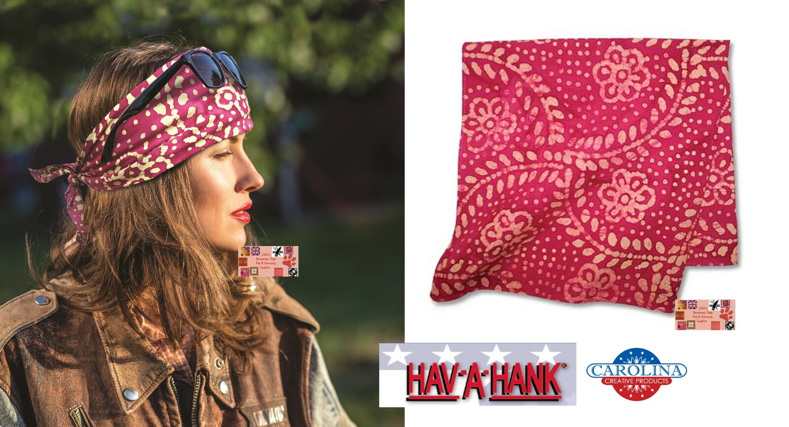 Handmade BATIK&TIE DYE BANDANA Bandanna COTTON Head Neck Wrap Band Scarf Scarve