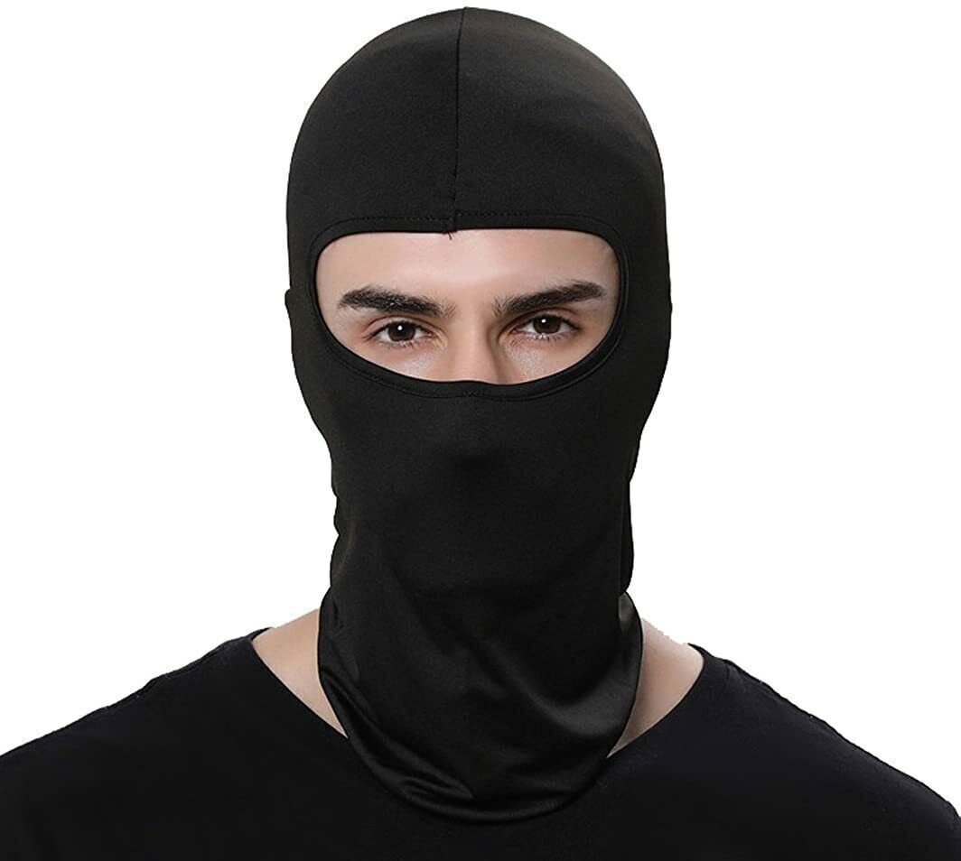 3Pcs Men Balaclava Black Face Mask Lightweight Motorcycle Ski Warmer Cycling Cap