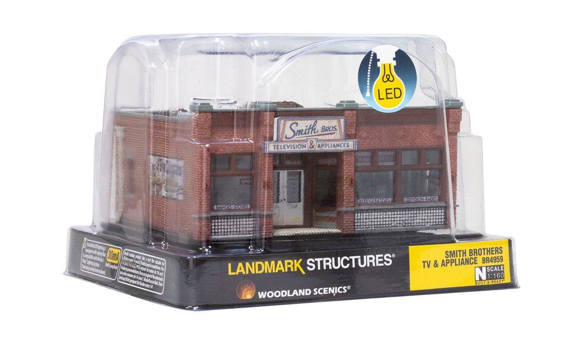 Woodland Scenics BR4959 Smith Brothers TV & Appliance - N Scale