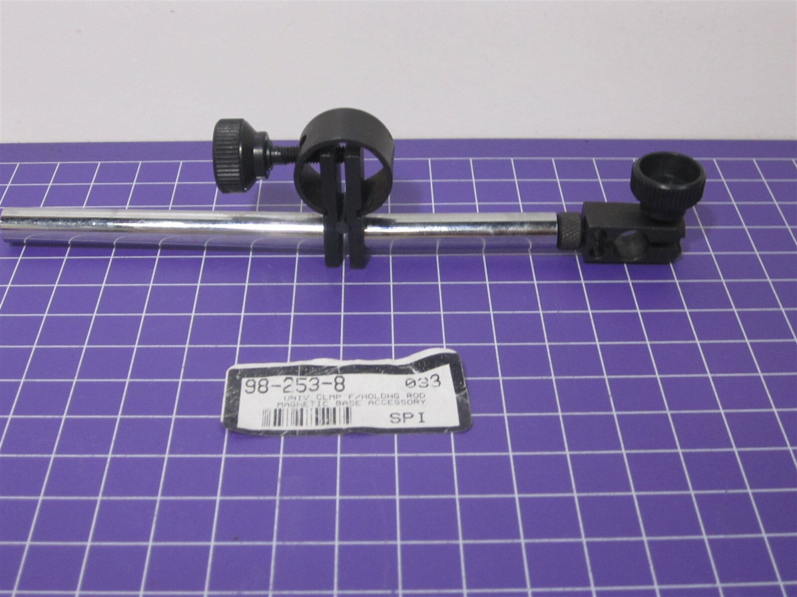 SPI Magnetic Indicator Base Universal Clamp Use With 1/4 to 5/16 Inch Rod