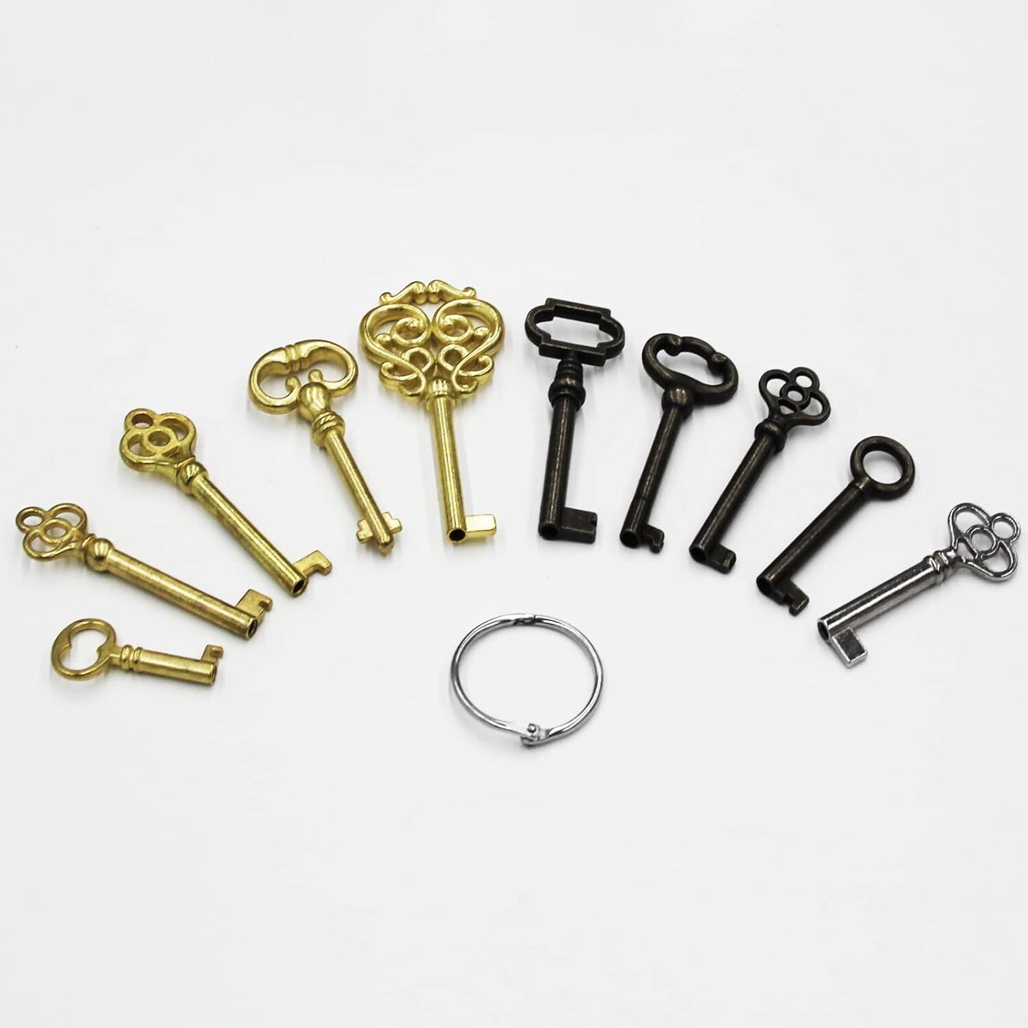 10PCS Universal Skeleton Keys for Vintage Old Furniture Antique Furniture Keys