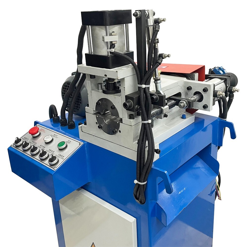 LDJ-60 Single End Air-operated Chamfering Bevelling Deburring Machine 220V